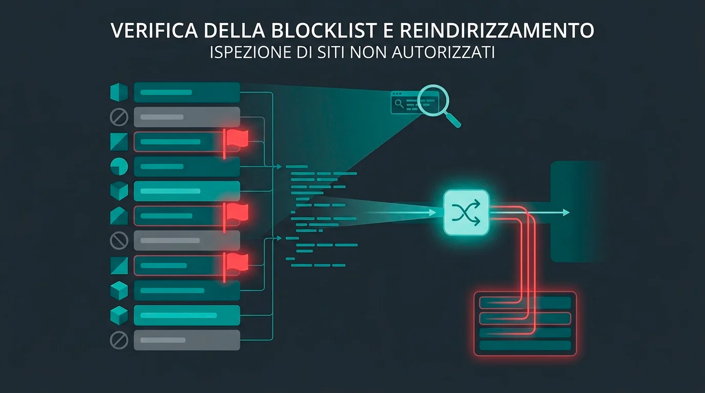 Schema della consultazione della black list ADM dei domini inibiti