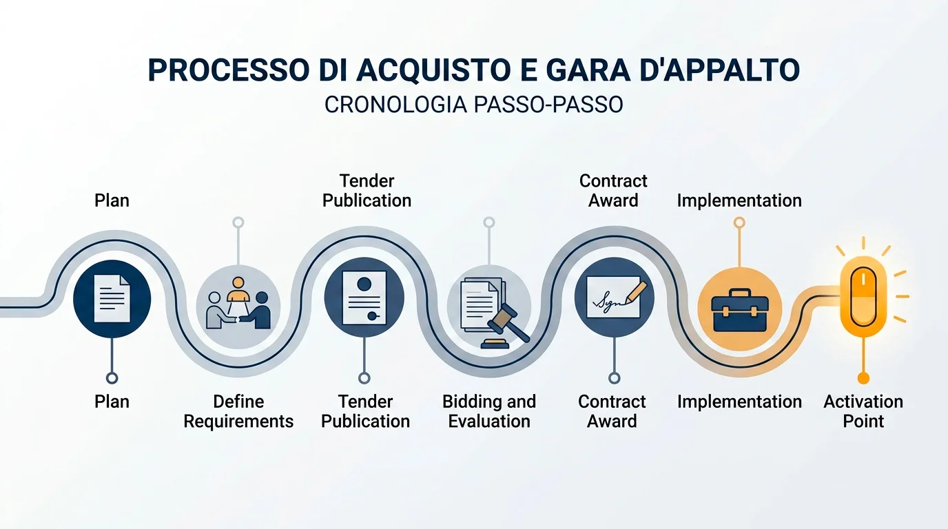 Calendario delle tappe della gara per le concessioni del gioco a distanza 2025