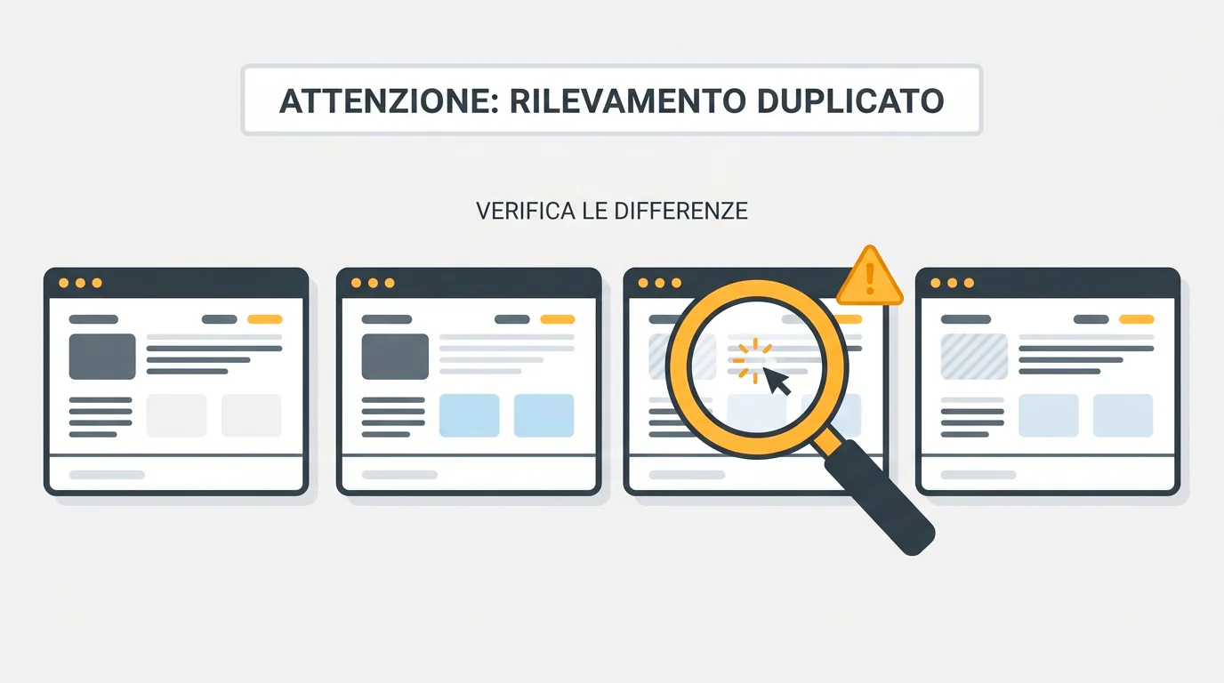 Elenco visivo dei segnali di rischio e dei siti clone da riconoscere