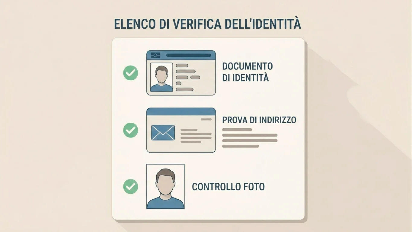 Documenti richiesti nella verifica KYC antiriciclaggio degli operatori di gioco