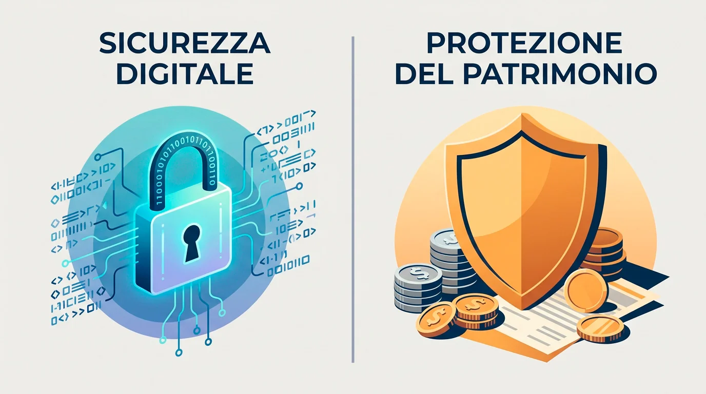 Schema concettuale che distingue sicurezza tecnica e tutela del giocatore sui casino non AAMS
