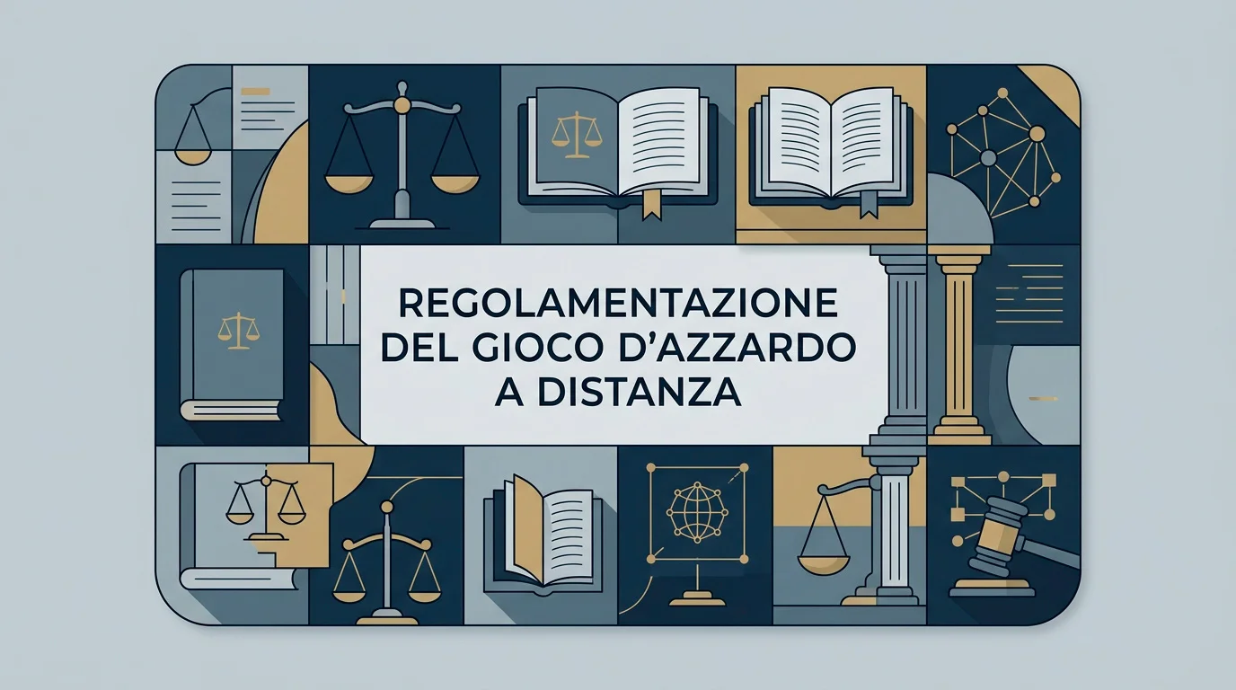 Schema concettuale del quadro normativo del gioco a distanza in Italia con riferimento alla concessione ADM