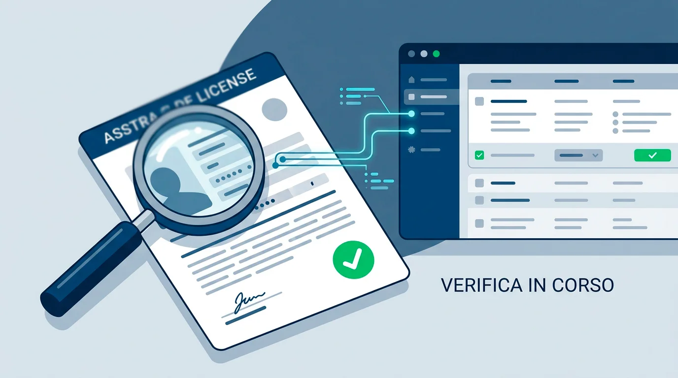 Processo di verifica della licenza di un casino non AAMS nei registri ufficiali